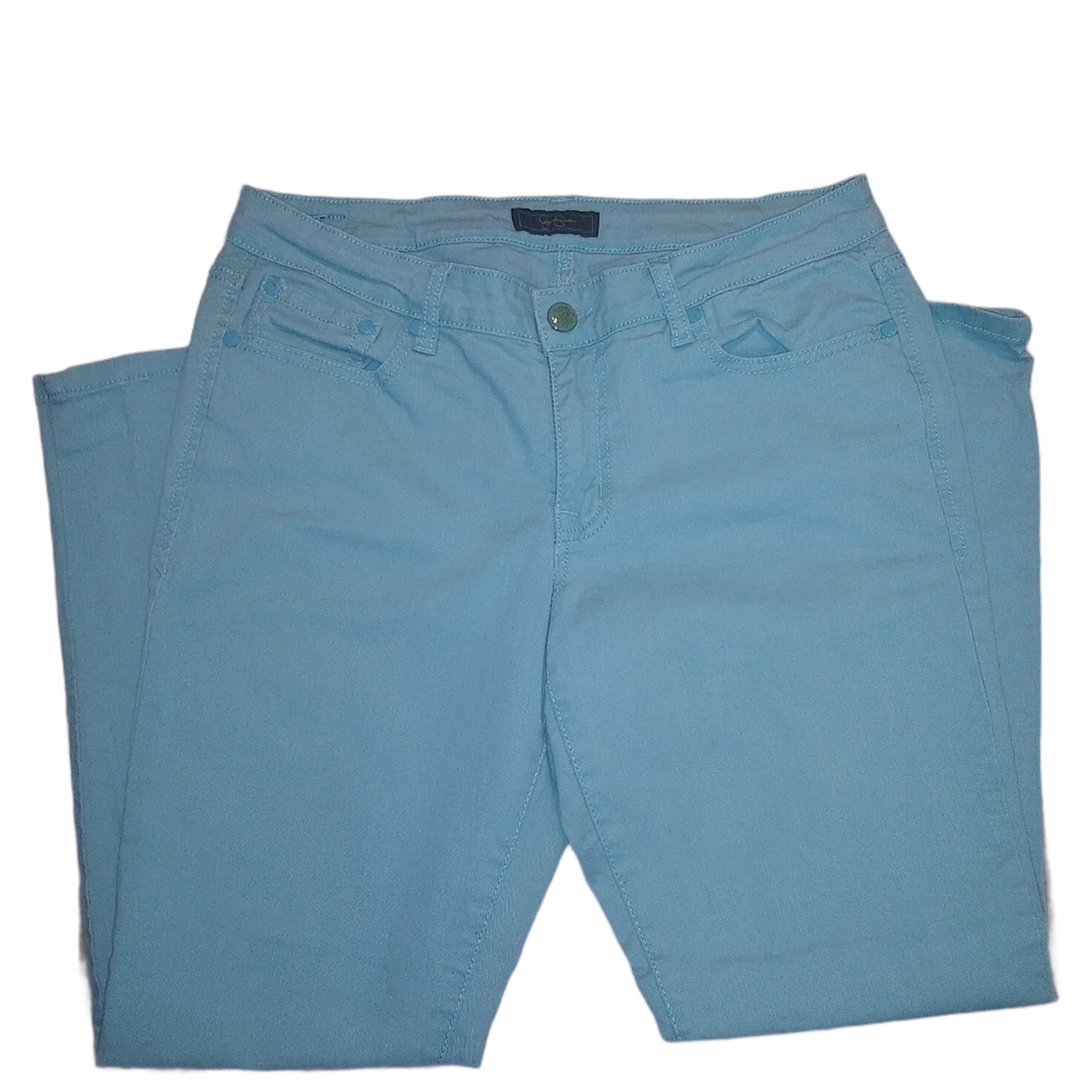 Jessica Simpson Forever Low Rise Teal Jeans